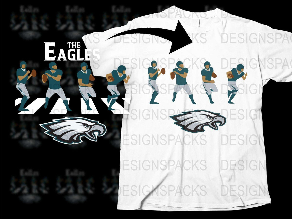 Philadelphia Eagles Themed T-Shirt, Football Dance Move Graphic Tee, Sports Fan Apparel