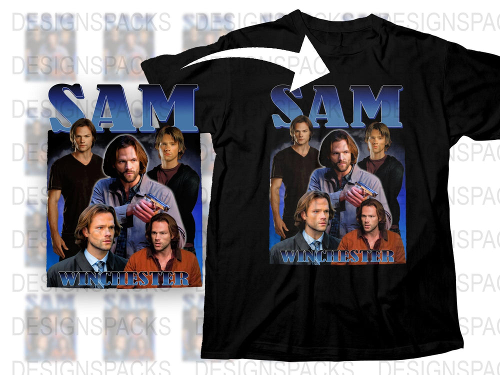 Winchester Brothers Graphic T-Shirt, Vintage Style Sam Dean Tee, Supernatural Inspired Fan Apparel