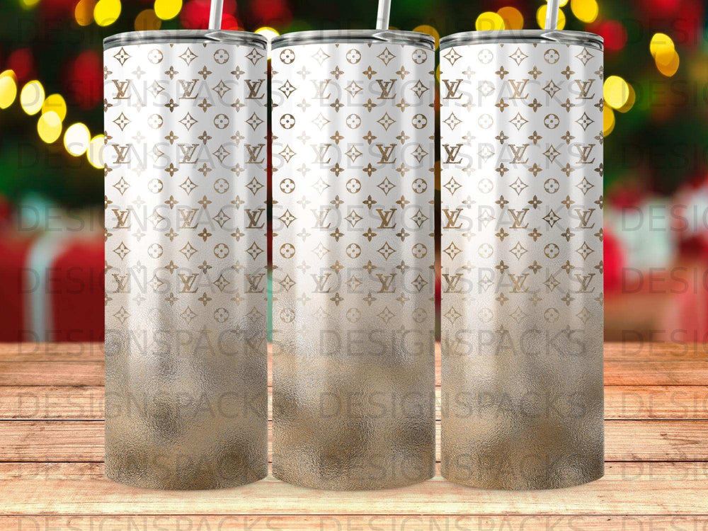 White Gold Ombre Fashion Motif Pattern product type