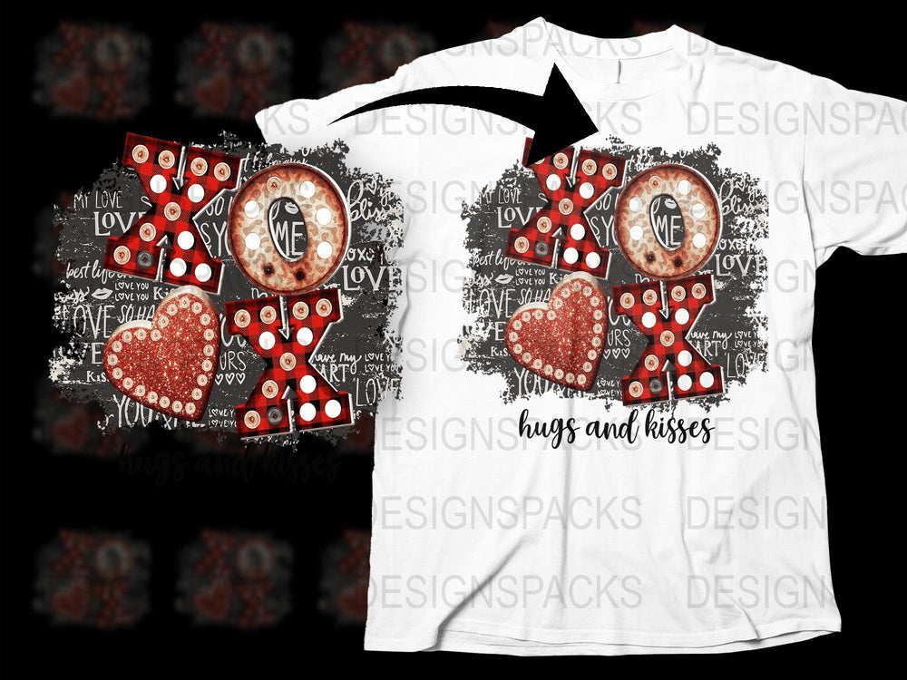 Graphic Valentine's Day T-Shirt, Love Heart Design, Black and White, Unisex Fashion, Casual Wear, Gift Idea