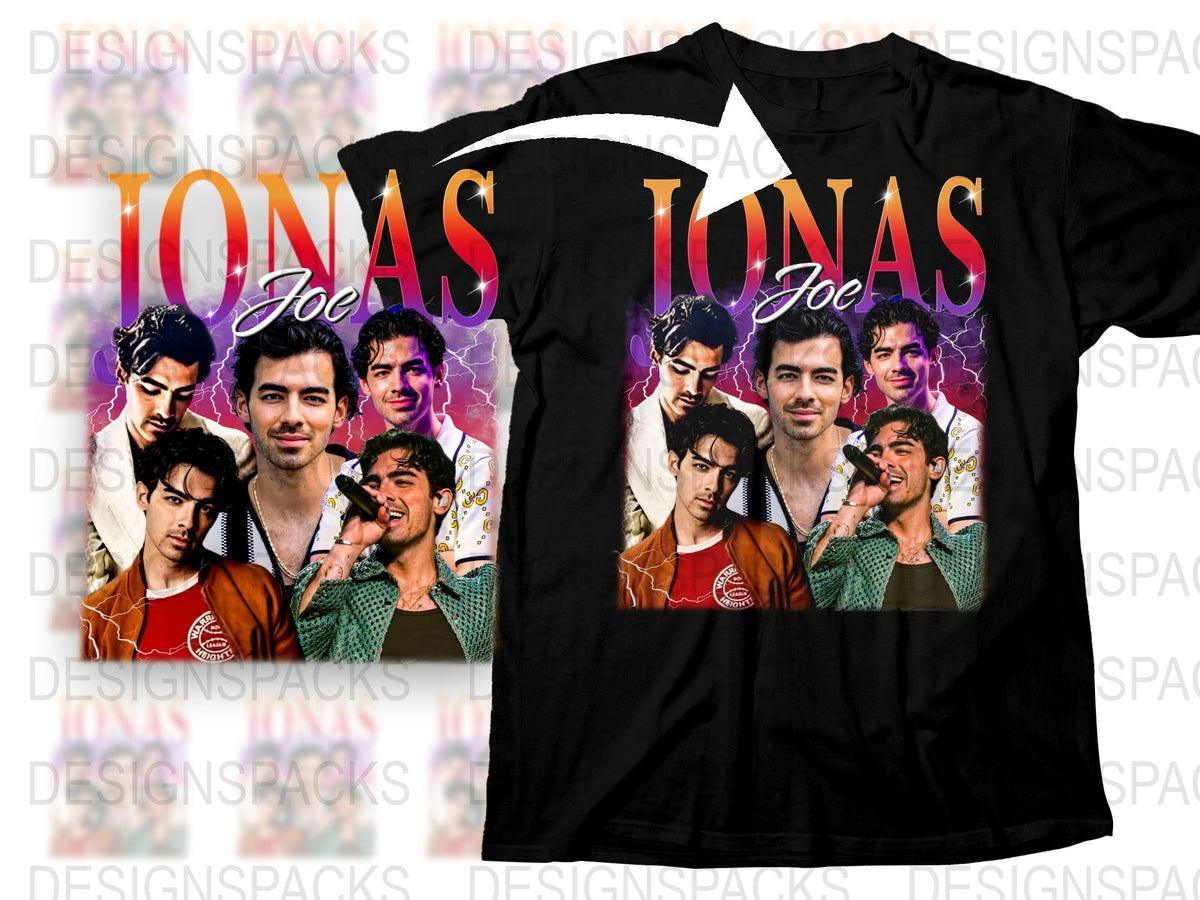 Vintage Joe Jonas T-Shirt, Retro 90s Pop Band Fan Merchandise, Unisex Clothing Gift
