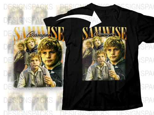 Vintage Fantasy Movie T-Shirt, Iconic Character Duo Graphic Tee, Collector's Item, Unisex Clothing
