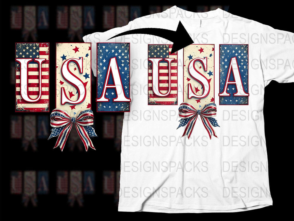 Patriotic USA T-Shirt, American Flag Design, Independence Day Apparel, July 4th Celebration Tee