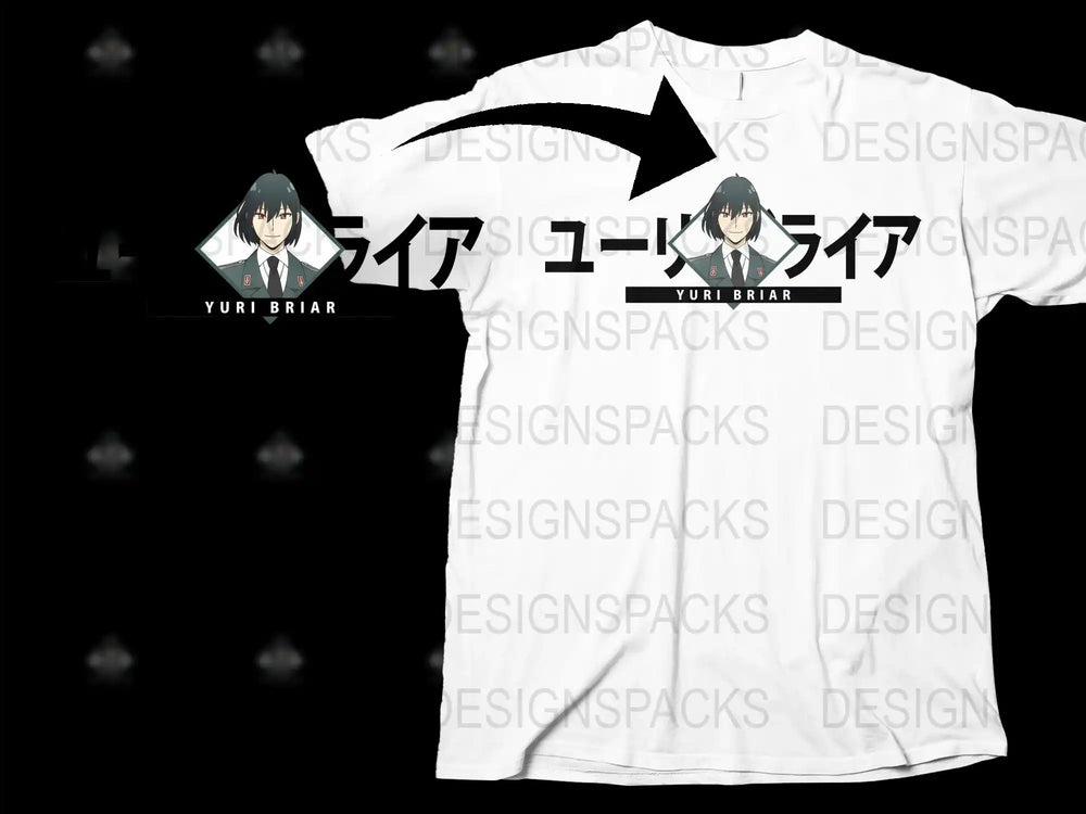 Yuri Briar Spy x Family Anime Graphic T-Shirt, Unisex Manga Character Tee, White Casual Shirt