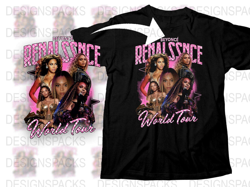 Renaissance World Tour Graphic T-Shirt, Beyonce Concert Tee, Pop Music Fan Apparel