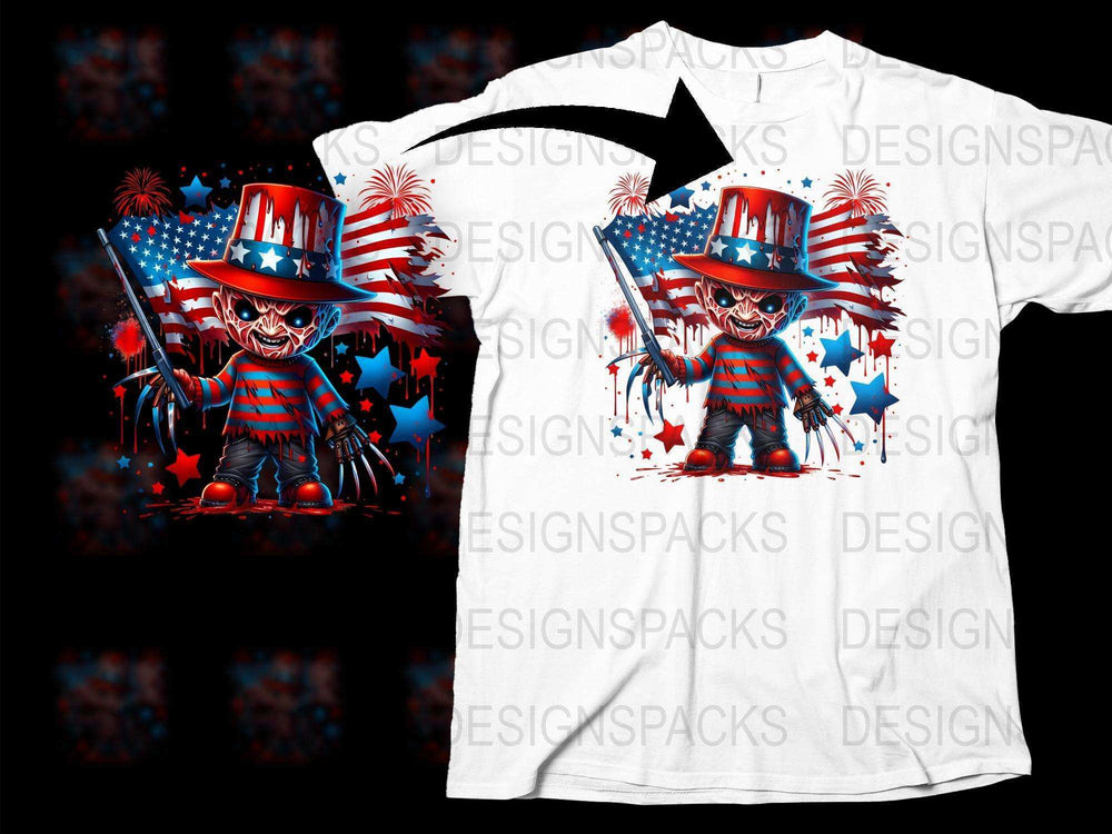 Patriotic Skeleton T-Shirt, Uncle Sam Hat, Fireworks, USA Flag, Festival Wear, 4th of July Outfit, Unique Graphic Tee, Men Women Sizes