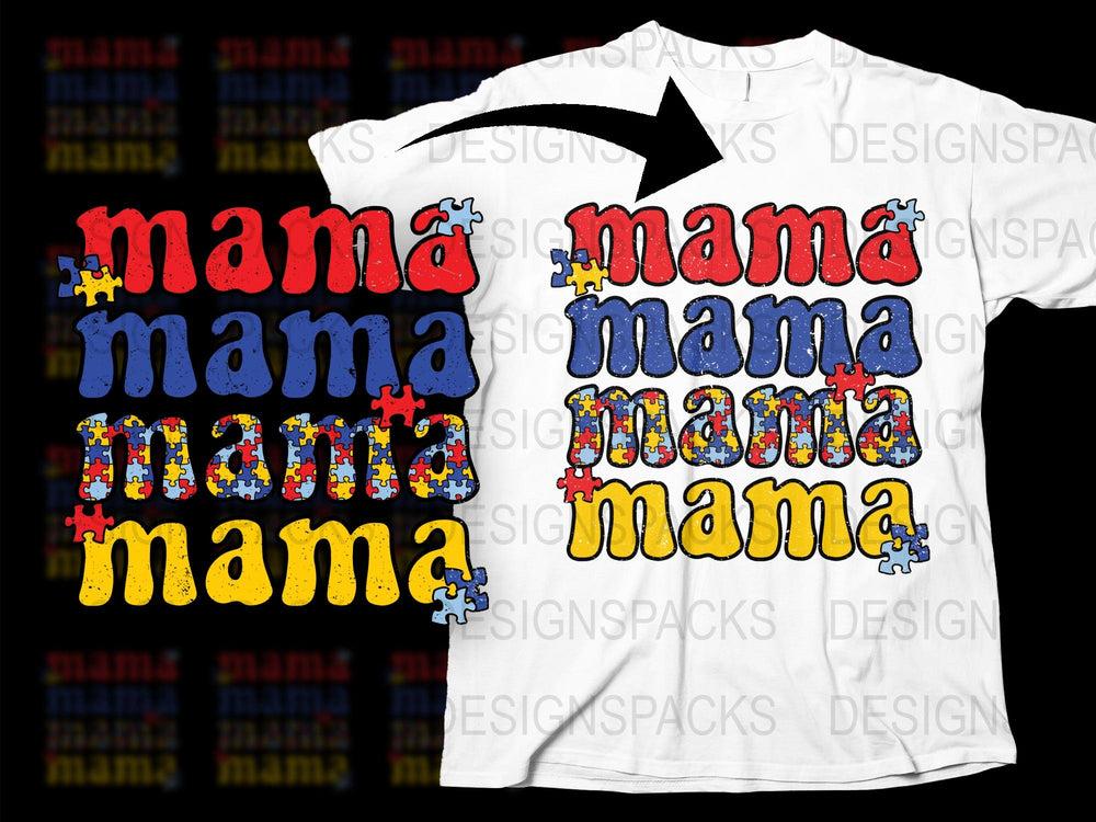 Colorful Mama Multi-Lingual T-Shirt, Mother's Day Gift, Multicultural Mom Tee, Fashionable Women's Clothing, Unique Mom Shirt