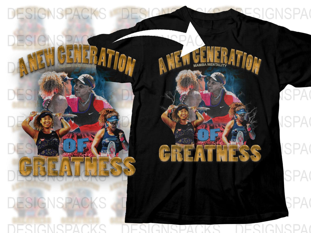A New Generation of Greatness T-Shirt, Inspirational Quote, Fitness Motivation, Women's Athletic Apparel, Graphic Tee Design