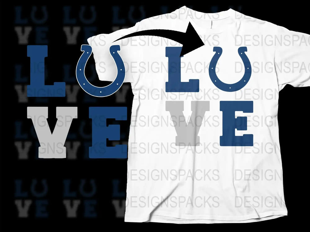 Men's White T-Shirt with Blue 'LOVE' Print, Casual Graphic Tee, Stylish Summer Top