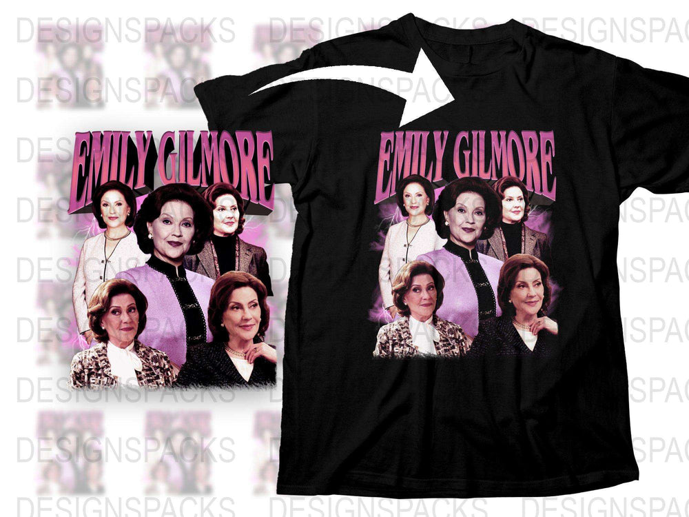 Emily Gilmore T-Shirt, Vintage Style TV Show Character Fan Tee, Multiple Images, Retro Fashion Top