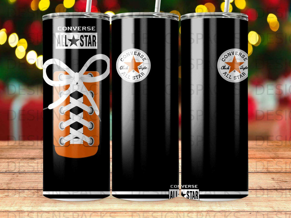 Converse All Star Chuck Taylor Orange Laces Black product type