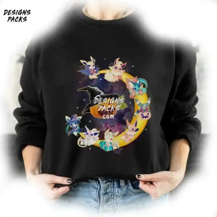 Eevee Halloween Eeveelution Png Design