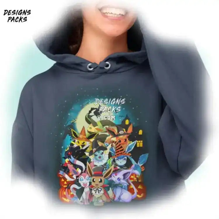 Eeveelution Eevee Halloween Png Design