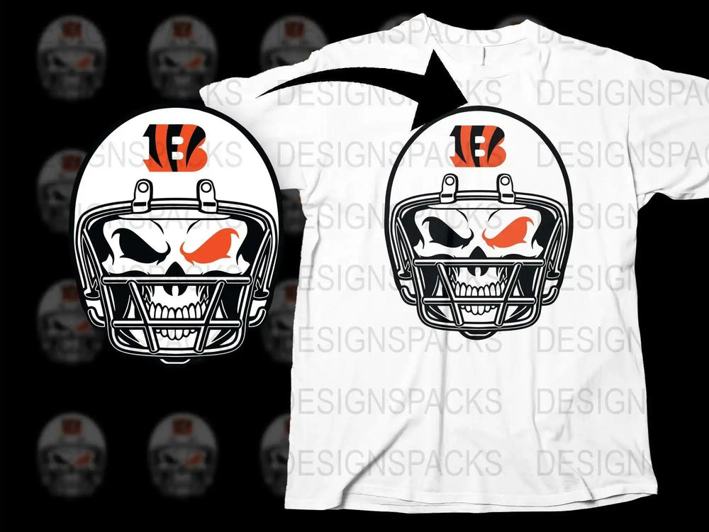 Unique Skull Helmet Graphic T-Shirt, White Cotton Tee, Men's Fashion, Urban Streetwear, Bold Print Top
