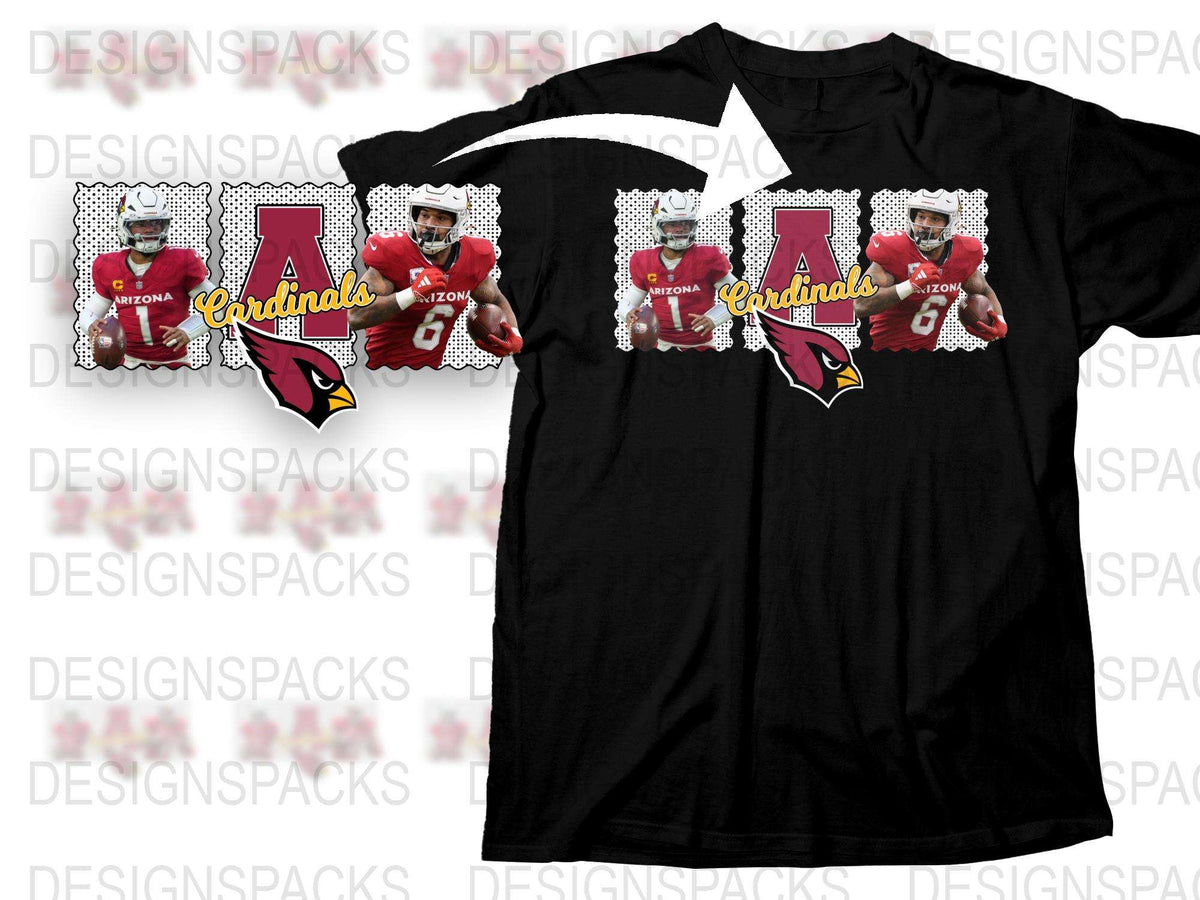 Arizona Cardinals Inspired Graphic T-Shirt, Football Fan Apparel, Sports Team Fashion, Casual Wear