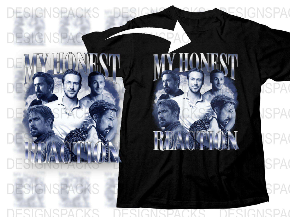 Men's Graphic Tee with Multiple Celebrity Faces, Trendy Hollywood Actor Shirt, Unique Fashion Top