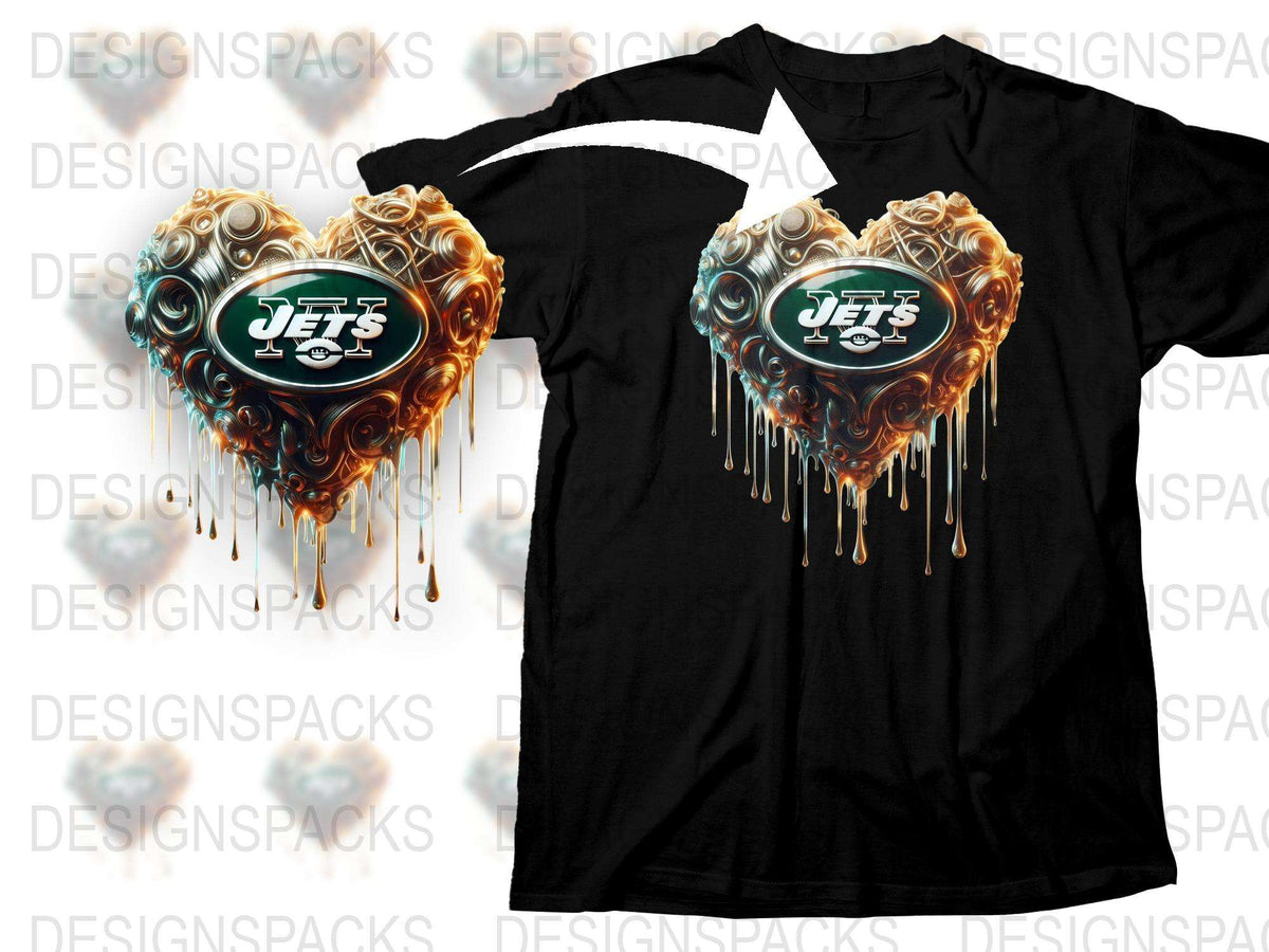 Cool Jets Mechanical Heart Graphic T-Shirt, Cyberpunk Style Urban Fashion Tee, Unique Unisex Apparel