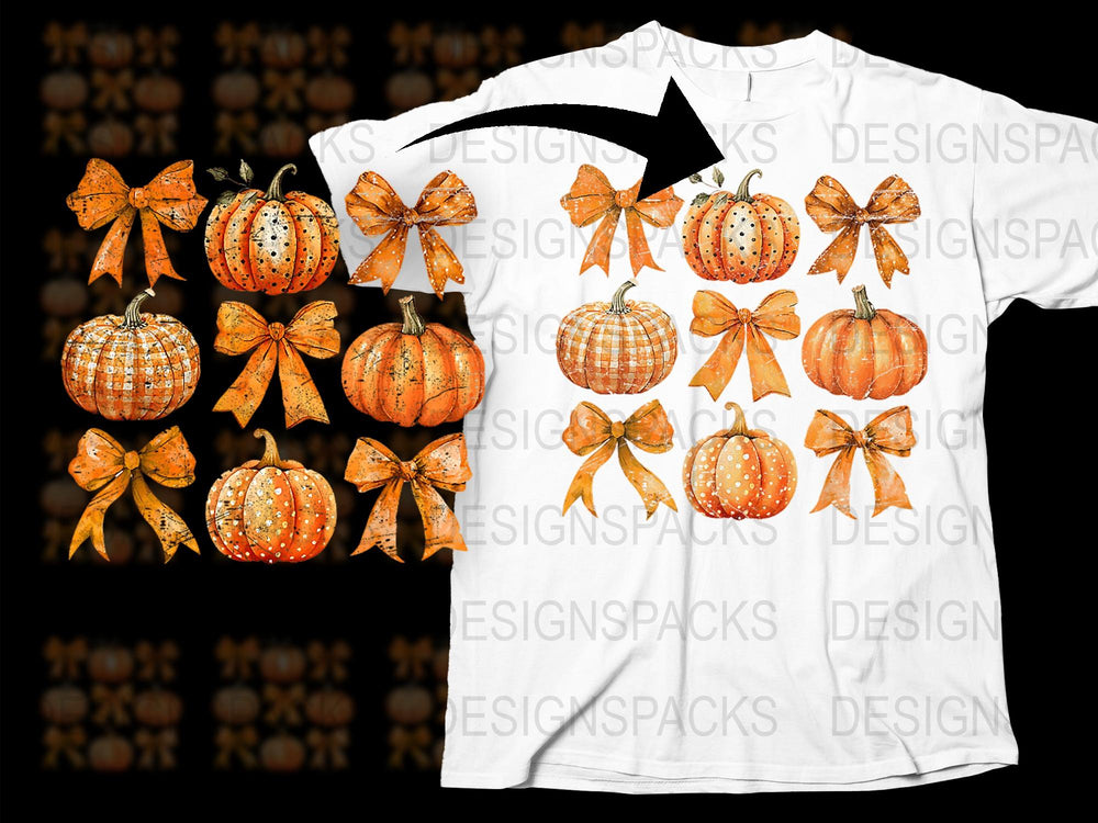 Autumn Pumpkin T-Shirt, Fall Season Orange Pumpkins Tee, Thanksgiving Casual Wear, Unisex Graphic Shirt