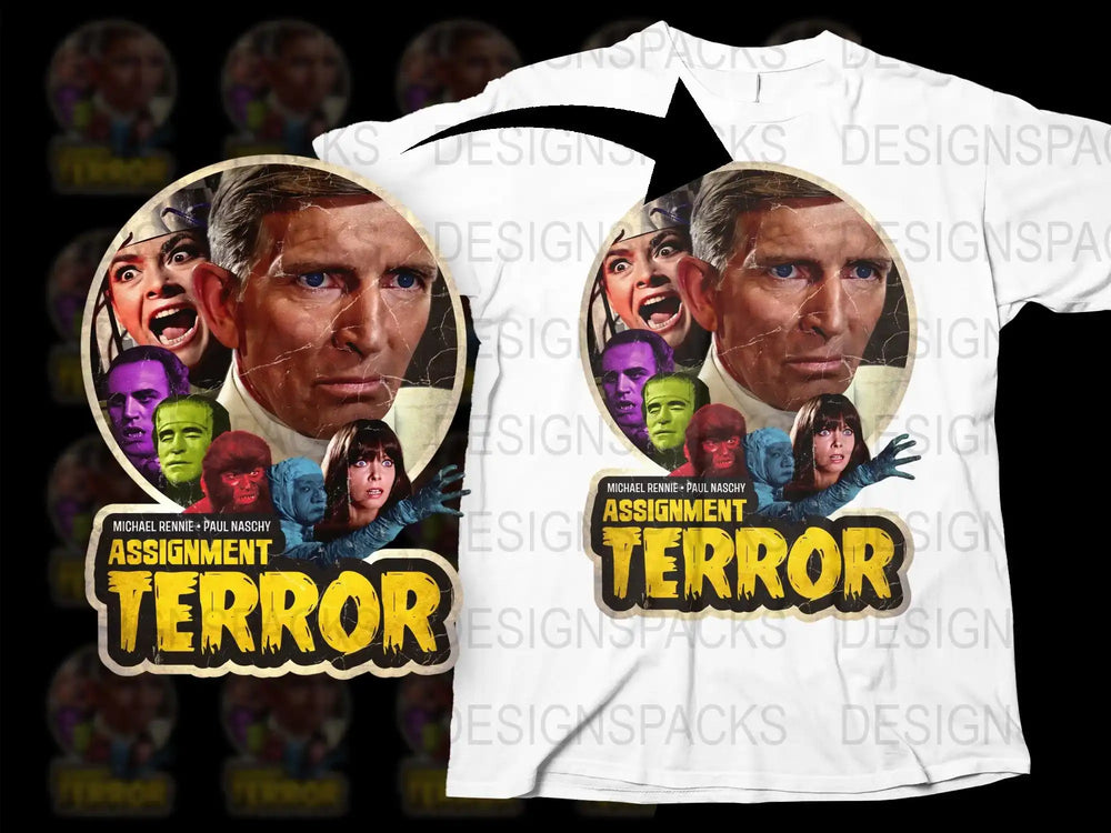 Vintage Horror Movie T-Shirt, Classic Film Design, Retro Terror Tee, Unisex Graphic Shirt