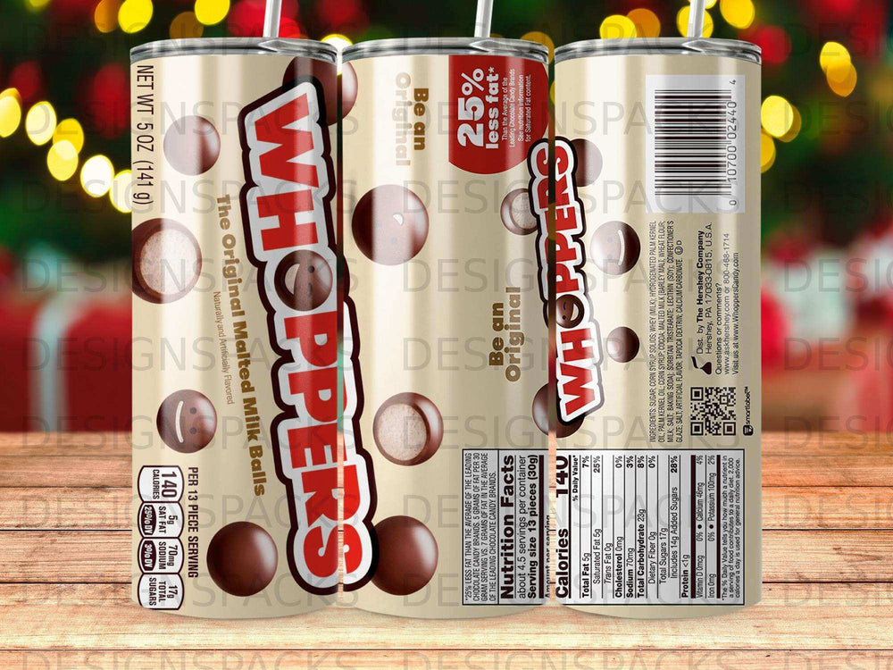 Whoppers Malted Milk Balls with 25% less fat nutrition facts.