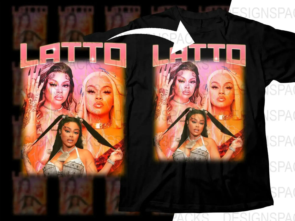 Electrifying Bootleg with Latto Design Png Digital Download