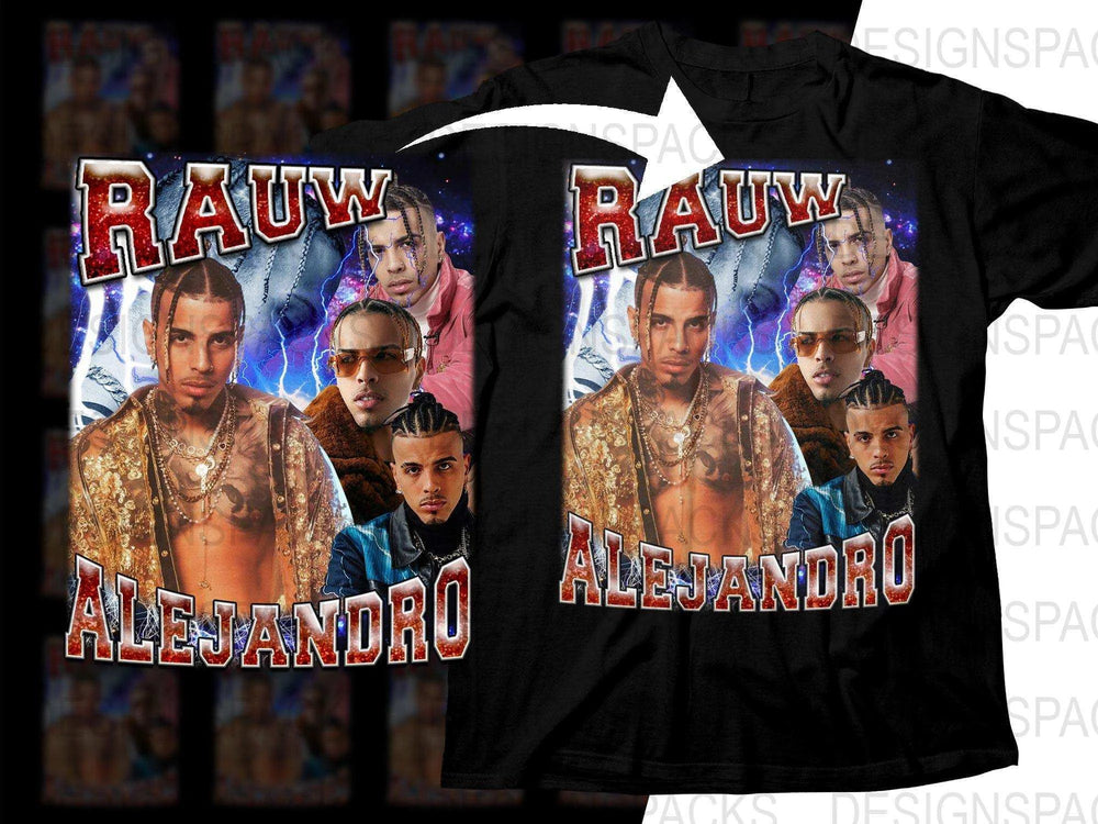 Electrifying Rauw Alejandro Music Bootleg Png Digital Download