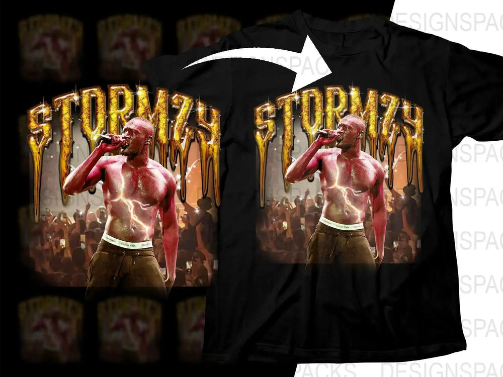 Electrifying Stormzy Live Performance Png Digital Download