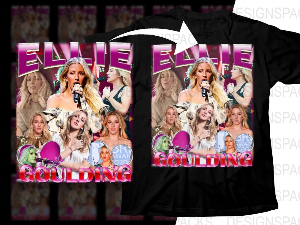 Ellie Goulding Bootleg Music Concert Png Digital Download