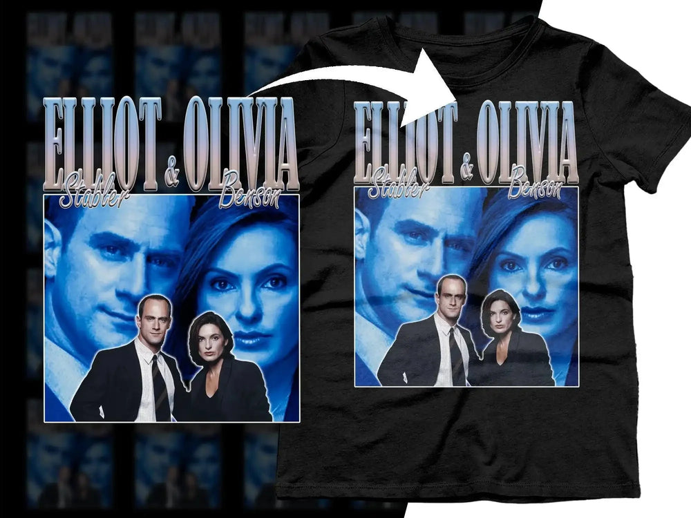 Elliot and Olivia Stabler and Benson Png Digital Download