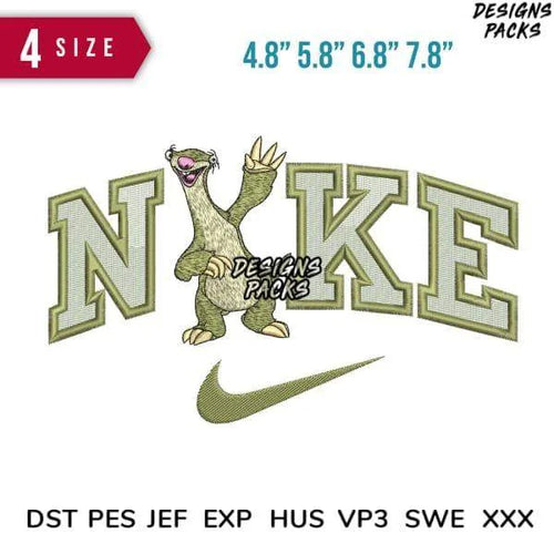 Swoosh ice Age Embroidery Design 4.8