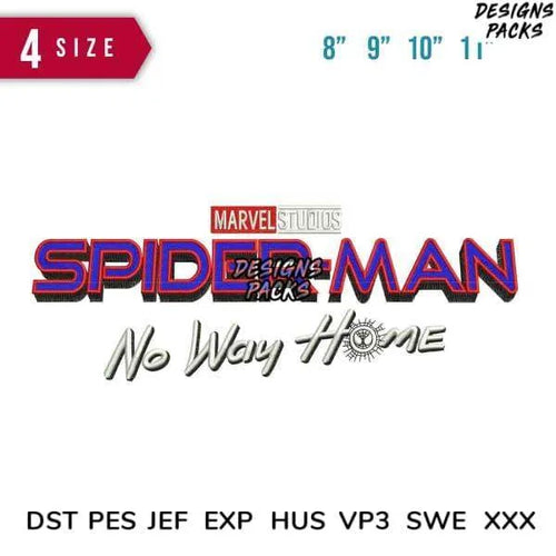 Super hero Typo Embroidery Design 8