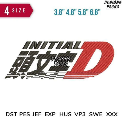 Initial D Embroidery Design 3.8