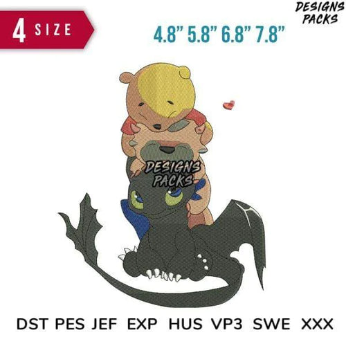 Darkfury And Friend Embroidery Design 4.8