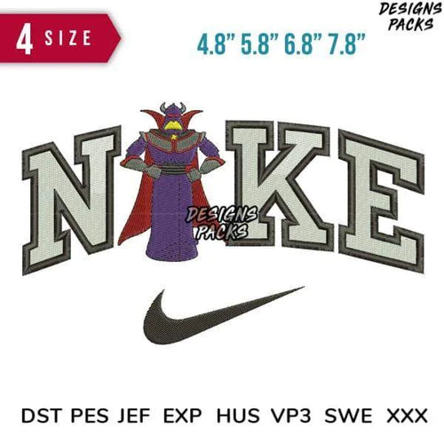 Swoosh Evil Embroidery Design 4.8