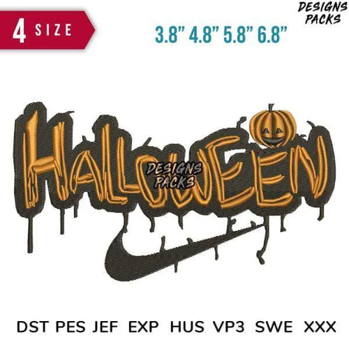 halloween Sign Embroidery Design 3.8