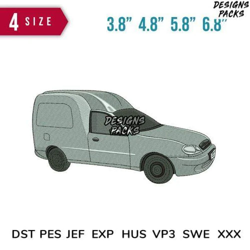 Car G Embroidery Design 3.8