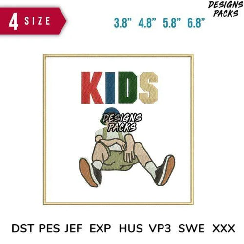 Mac Miller kids album Embroidery Design 3.8
