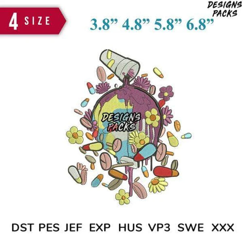 World Drugs Embroidery Design 3.8