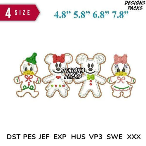 Cartoon Babies Embroidery Design 4.8
