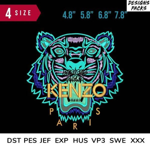 Kenzo tiger Embroidery Design 4.8