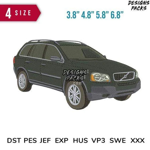 Volvo v70 MK2 Car Embroidery Design