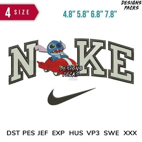 Swoosh Sport Brand Stitch And Car Subaru Cartoon Embroidery Design