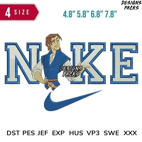 Swoosh Sport Brand Flynn Prince Embroidery Design