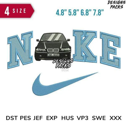 Swoosh Sport Brand Car Bmw Serie 5 Embroidery Design