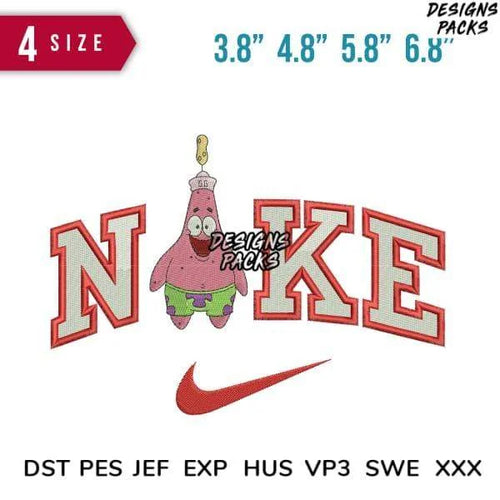 Swoosh Patrick GG Embroidery Design 3.8