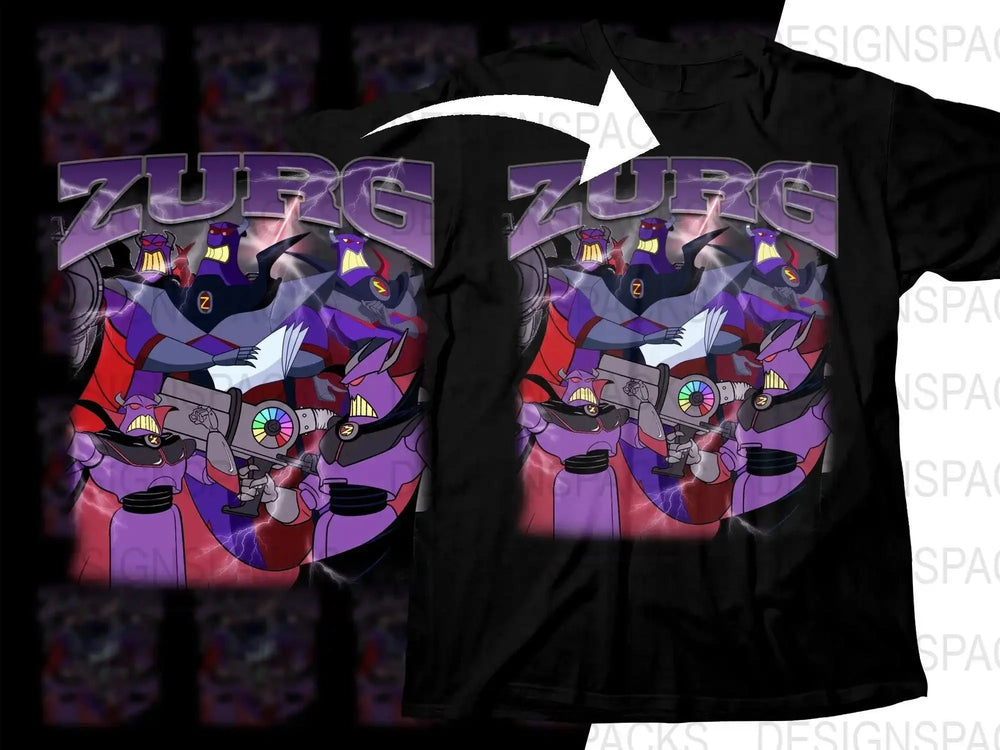 Embrace the Dark Side with Epic Zurg Bootleg Png Digital Download