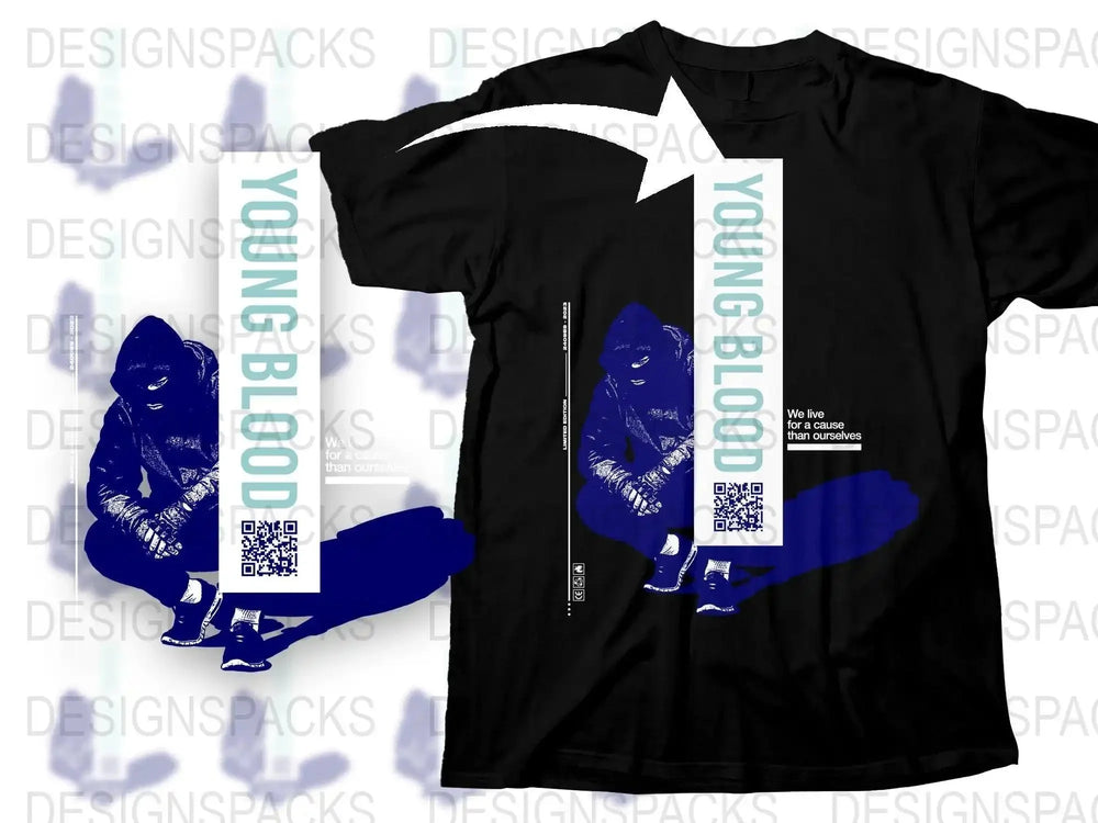 Embrace the Urban Spirit with Young Blood Png Digital Download