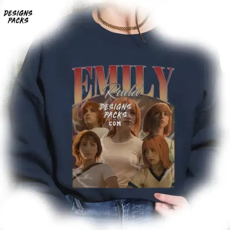 Emily Rudd Homage Tv Vintage Graphic Png Design
