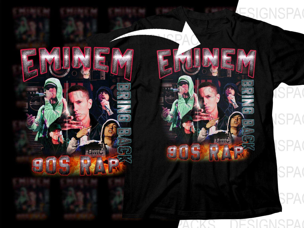 Eminem Bring Back 90s Rap Graphic Png Digital Download