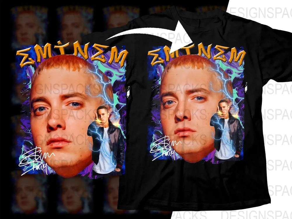 Eminem Fan Art Electrifying Graphic Print Png Digital Download